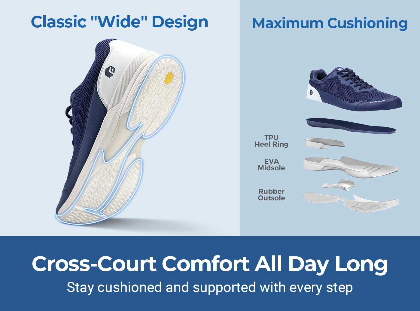 Men's Court Tennis Amadeus V2 - Image 14