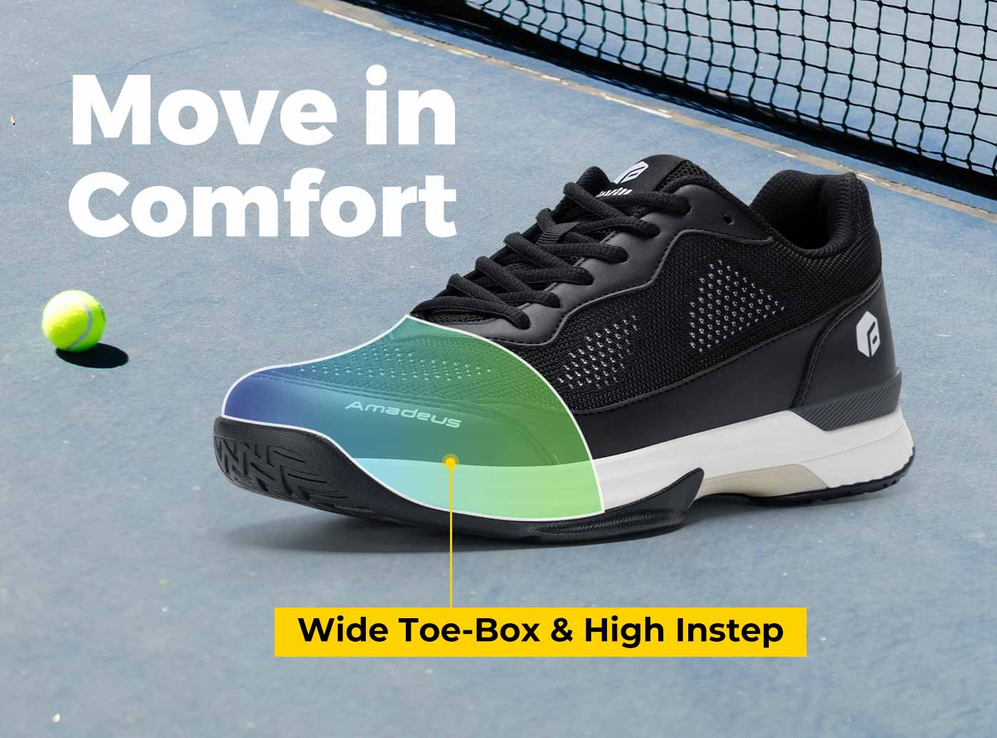 Men's Court Tennis Amadeus V2 - Image 18
