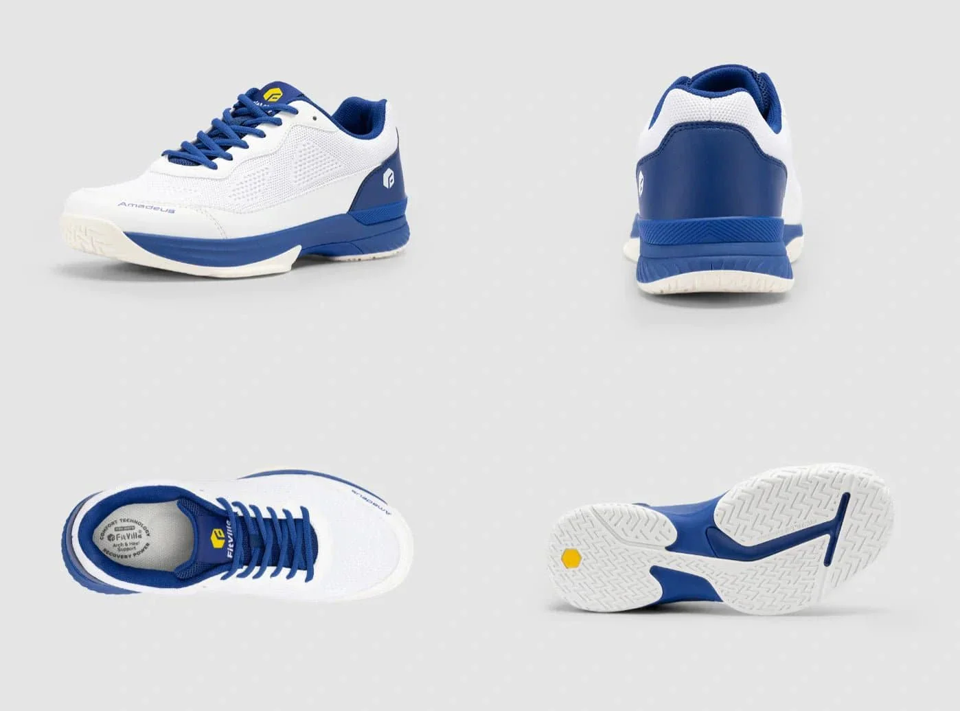 Men's Court Tennis Amadeus V2 Medium/D - Image 7