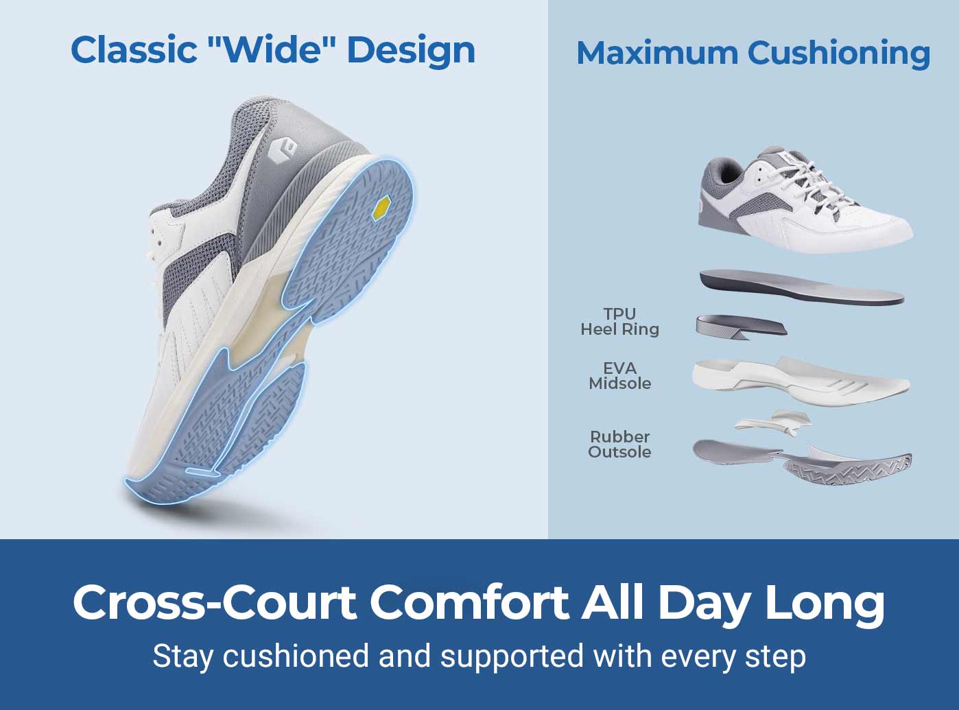 Men's Court Tennis Amadeus V1 - Image 15