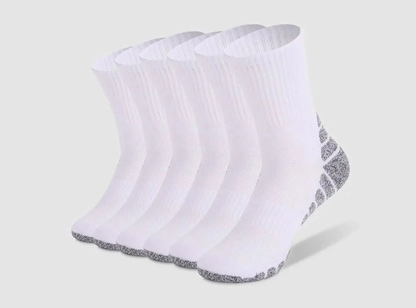FitVille Men's Mid-Calf Athletic Socks 3-Pair Bundle - Image 14