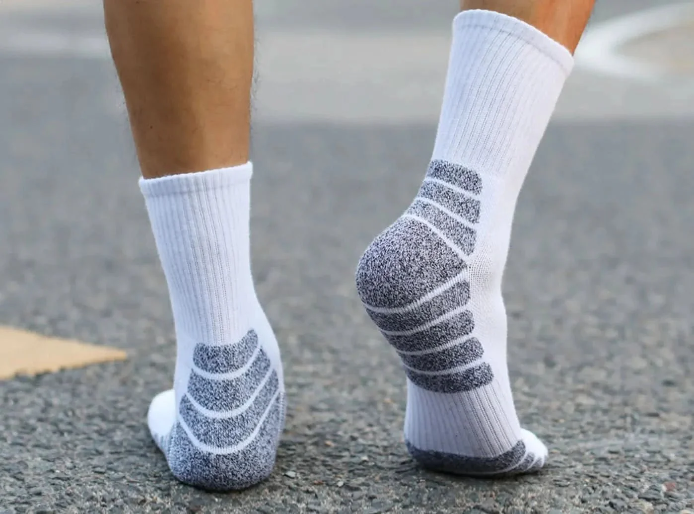 FitVille Men's Mid-Calf Athletic Socks 3-Pair Bundle - Image 15