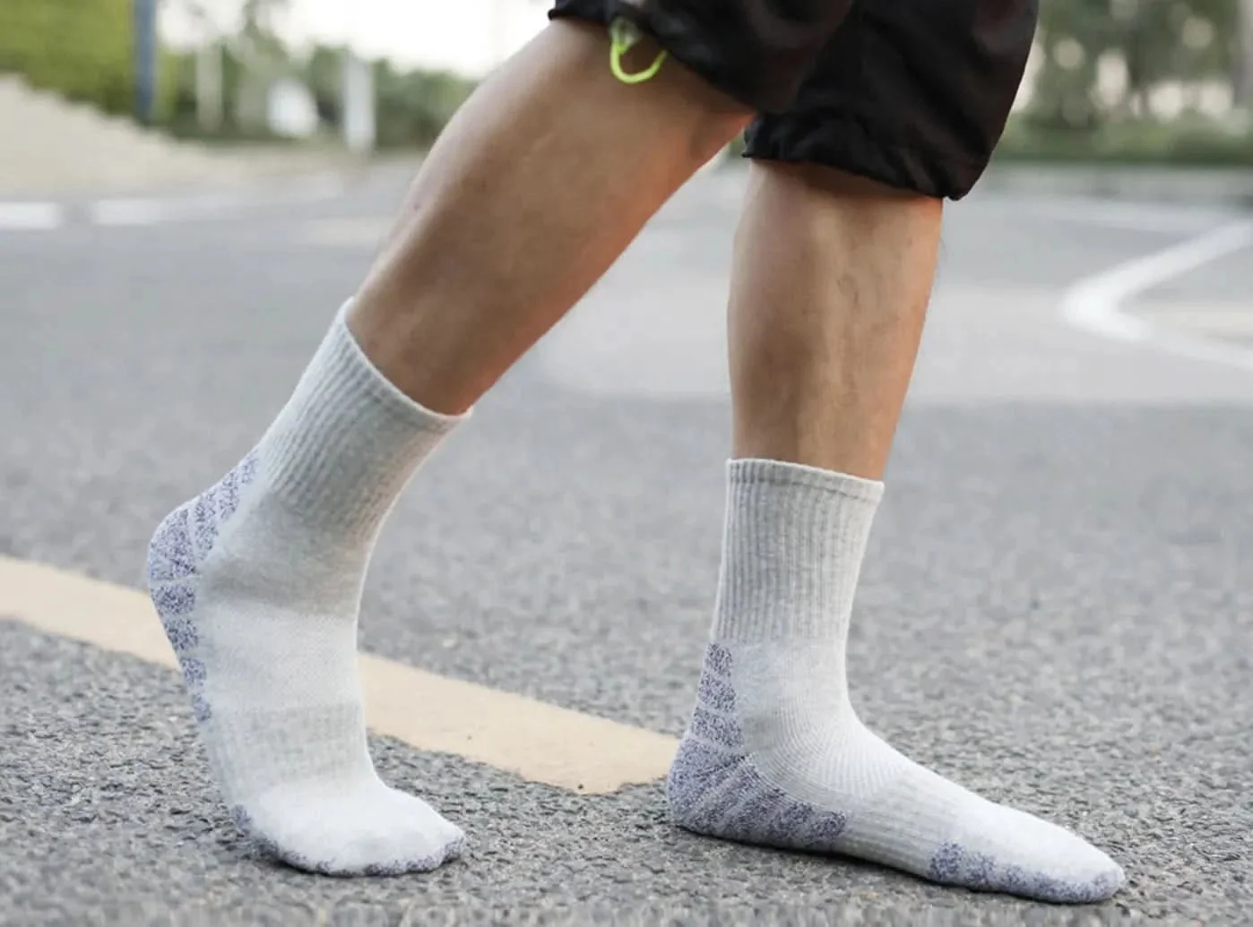 FitVille Men's Mid-Calf Athletic Socks 3-Pair Bundle - Image 4